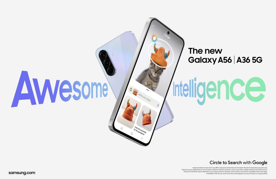 Samsung Galaxy A56 product photo